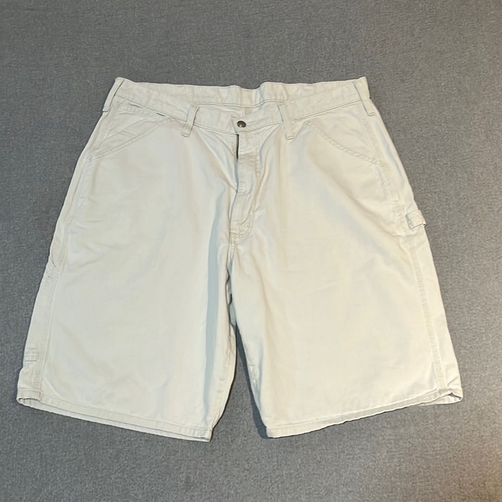 Ralph Lauren Polo Jeans Company Mens White Cargo Shorts Size 34